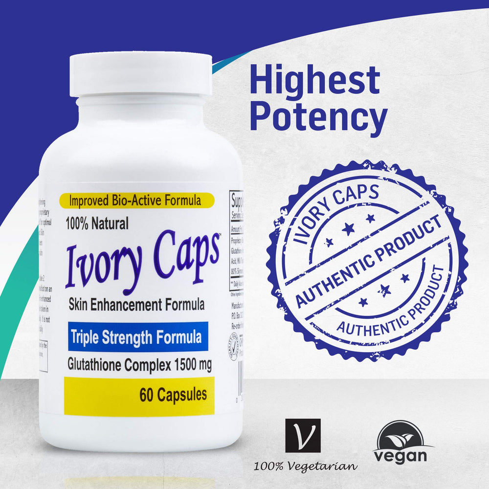 Ivory Caps 240 caps bottle supports a full 4-month supply.