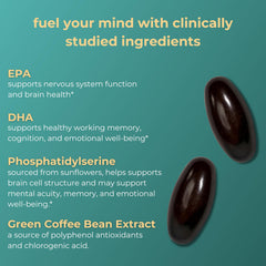 iwi life Brain Omega-3 with phosphatidylserine and B6 for mood and cognition
