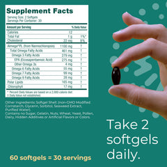 Iwi Life Heart Omega-3 sustainability-focused farming image highlighting zero fresh water use.