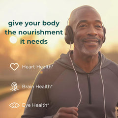 Iwi Omega-3 packaging view with eco-friendly design and 30 servings