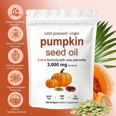 Product label highlights saw palmetto extract 4 to 1 per dose for the dual action formula