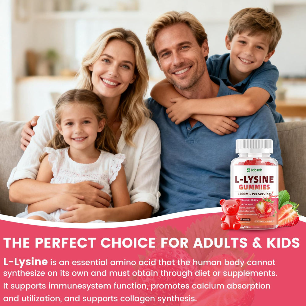 Chewy Jabsah Lysine gummies symbolize immune support potential benefits