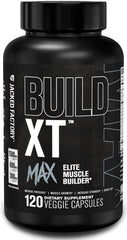 Jacked Factory Build-XT Max bottle front showing clean label and key ingredients
