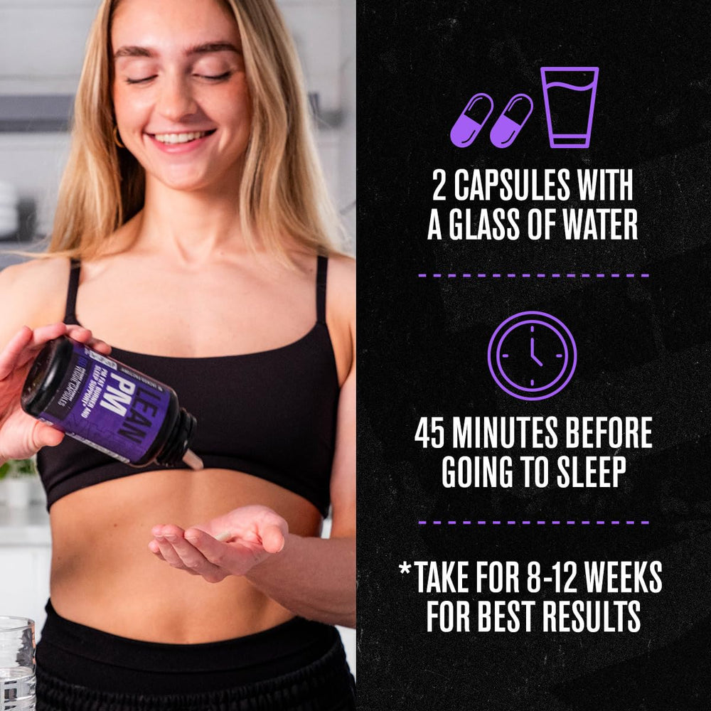 Pills beside water illustrating nighttime appetite control