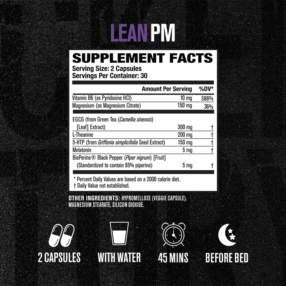 Nighttime relaxation scene featuring Lean-PM for restful sleep.