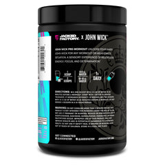 Jacked Factory Wick Mode detailed label highlights flavor and usage cues.