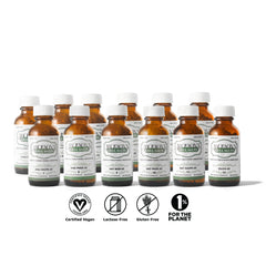 Jackson’s amber glass bottle preserves potency and reduces plastic waste