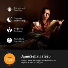 JAMUSEHATI Sleep hot milk being prepared for a soothing pre-bed ritual.