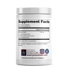JL-7 blueberry extract capsules highlighting antioxidants for gut health