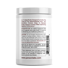 JL-7 gingerols capsules from Janson Labs for natural digestive support