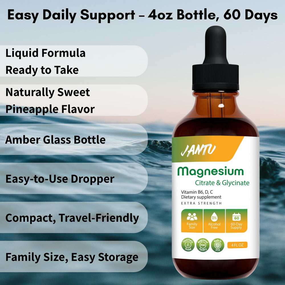 JANTU gym bag-friendly bottle with a 60-day supply