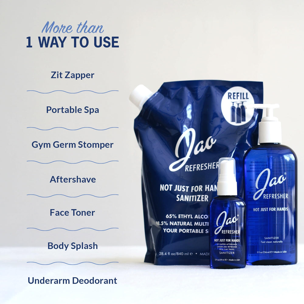 Jao Refresher ingredients label highlighting plant-based formula