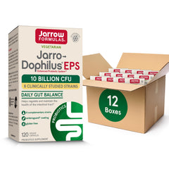 Jarrow Jarro-Dophilus EPS bottle with 120 capsules for gut support