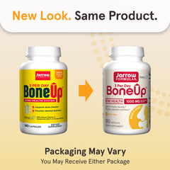 BoneUp capsules close-up showing calcium from MCHA for bone support