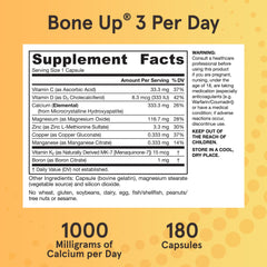 BoneUp MCHA calcium structure highlights skeletal nutrition