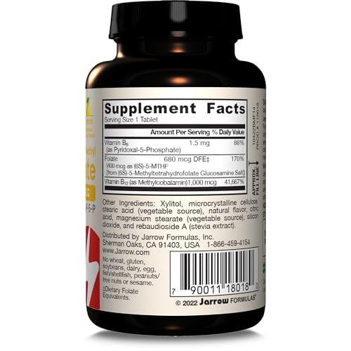 Jarrow Formulas logo and product name on bottle label.