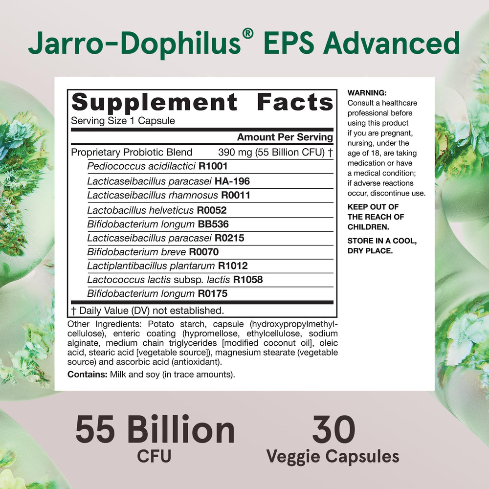 Jarro-Dophilus EPS Advanced blister-pack protects freshness