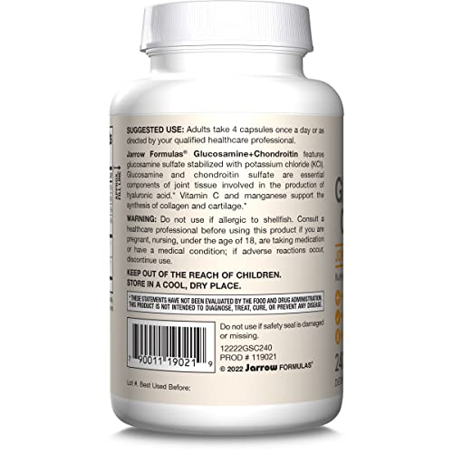 Jarrow Formulas label detail vitamin C and manganese.