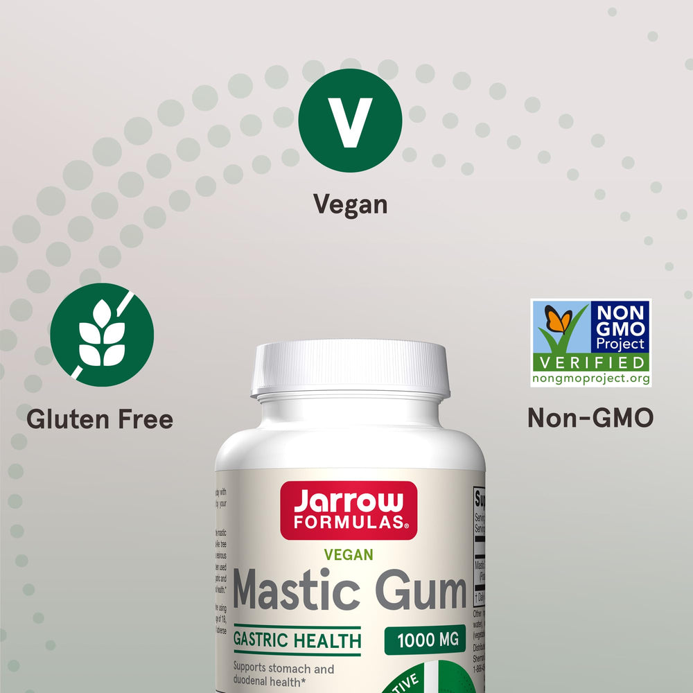 Jarrow Formulas Mastic Gum resin-source image highlighting natural origin