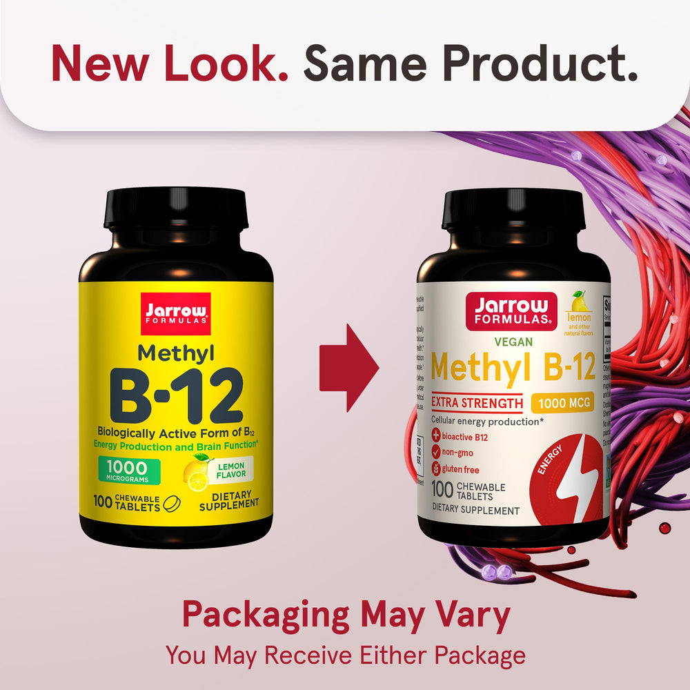 Jarrow Formulas methyl B-12 lemon chewables highlight daily use