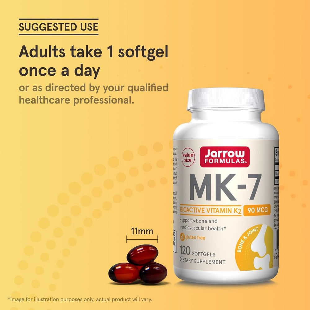 Packaging box showing two-bottle Jarrow MK-7 set