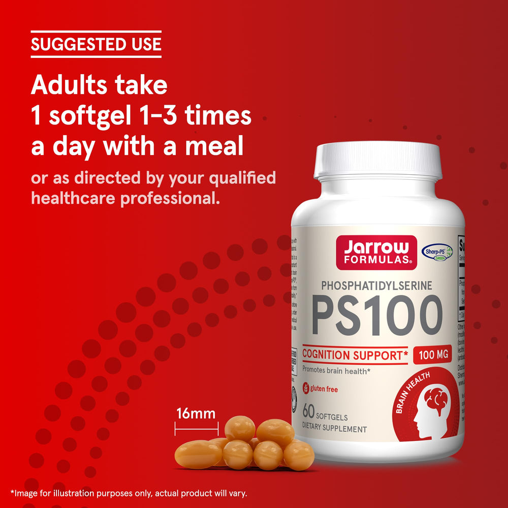 PS100 capsules arranged in tray for convenient daily use.