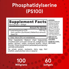 Pack of 12 Jarrow PS100 bottles demonstrates value and ongoing support.