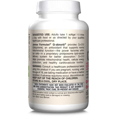 Q-absorb 'Superior Science, Smarter Formulas' label on packaging