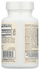 Jarrow Formulas QH-absorb bottle back with ingredients and directions