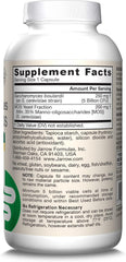 Jarrow Formulas Saccharomyces boulardii + MOS serving idea near bottle