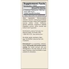 Jarrow Formulas SAMe 200 mg tablet texture close-up hints high potency