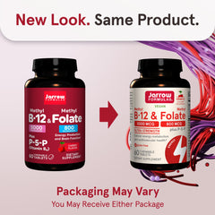 Jarrow Formulas Ultra Strength methyl folate chewables front view with vibrant cherry flavor