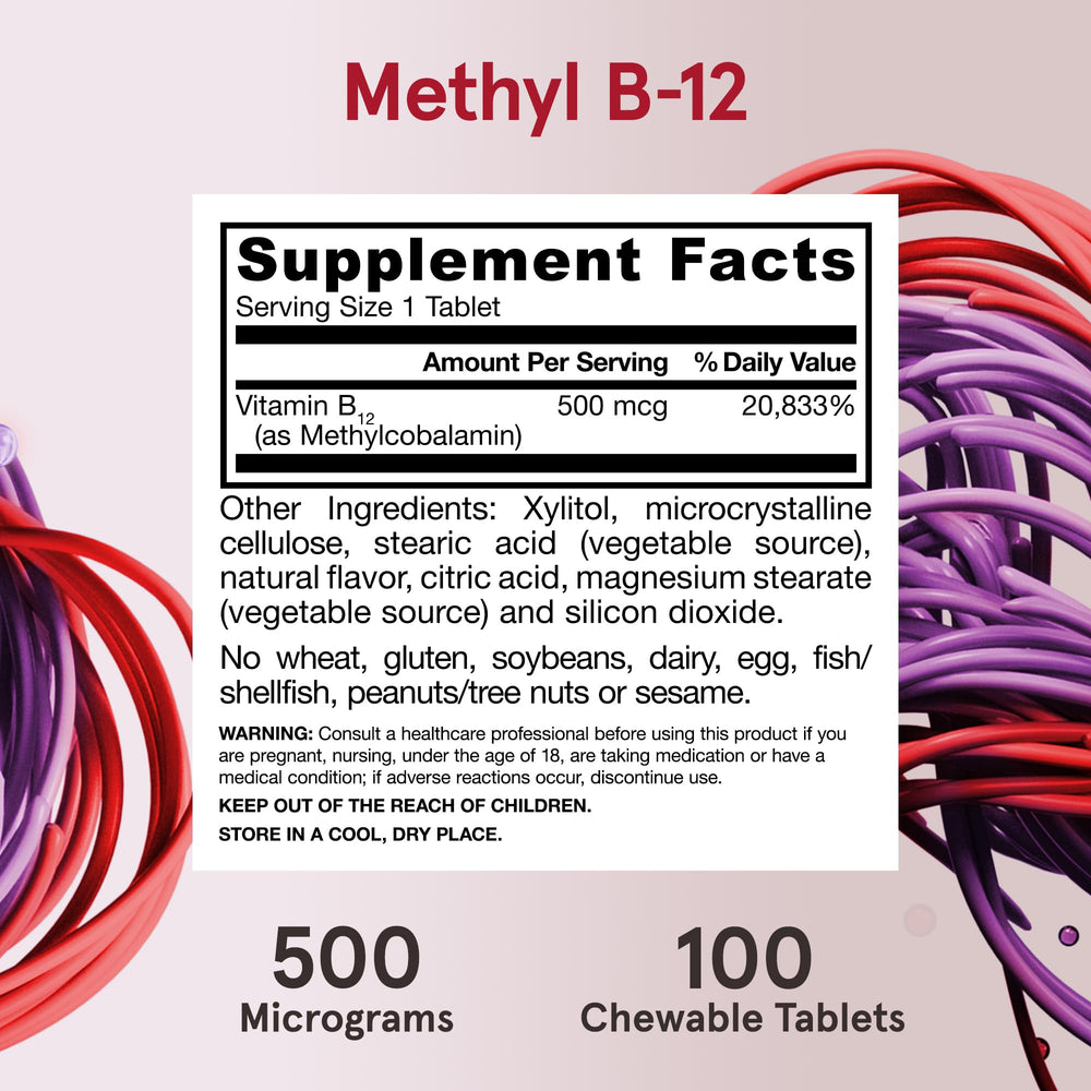 Jarrow Formulas vegan gluten-free B-12 tablets for plant-based diets