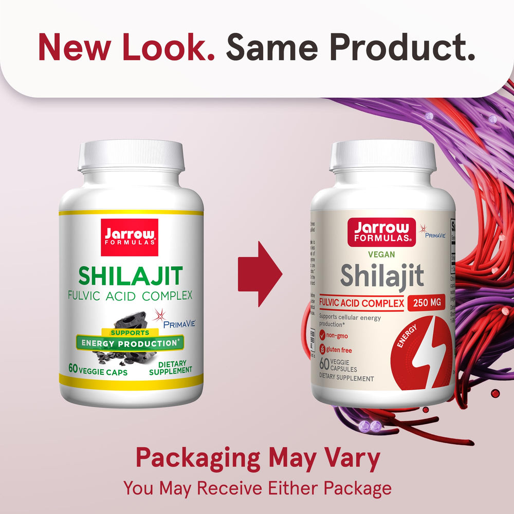 Shilajit capsules by Jarrow Formulas on a tray ready for daily use.