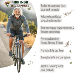 Lifestyle shot suggests an active day powered by natural energy.