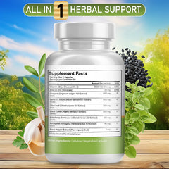 JB Wellness Co garlic extract softgels, convenient digestive and immune support capsules.