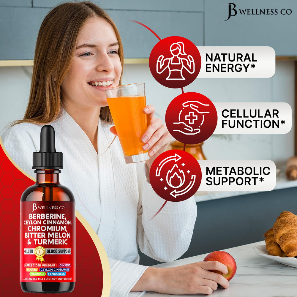 JB Wellness Co glucomannan-liquid-drops bottle view highlighting soluble fiber support