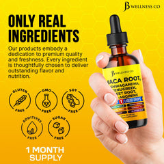 JB Wellness Co L-Arginine Liquid Multivitamin bottle on shelf suggesting daily nutrition support.