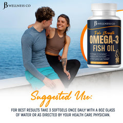 JB Wellness Co purified omega-3 via molecular distillation for purity