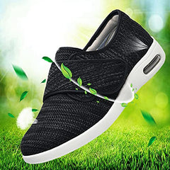 JBTNBX air-cushion-sole walking shoes provide lightweight support