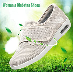 JBTNBX diabetic shoes adjustable strap closeup for easy on/off