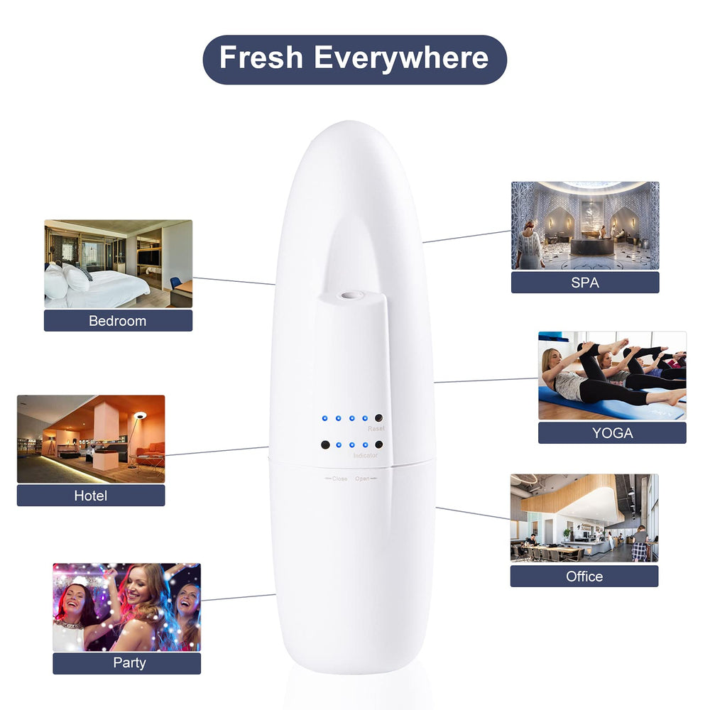JCLOUD diffuser for spa or yoga room, creating a calming atmosphere without heat.