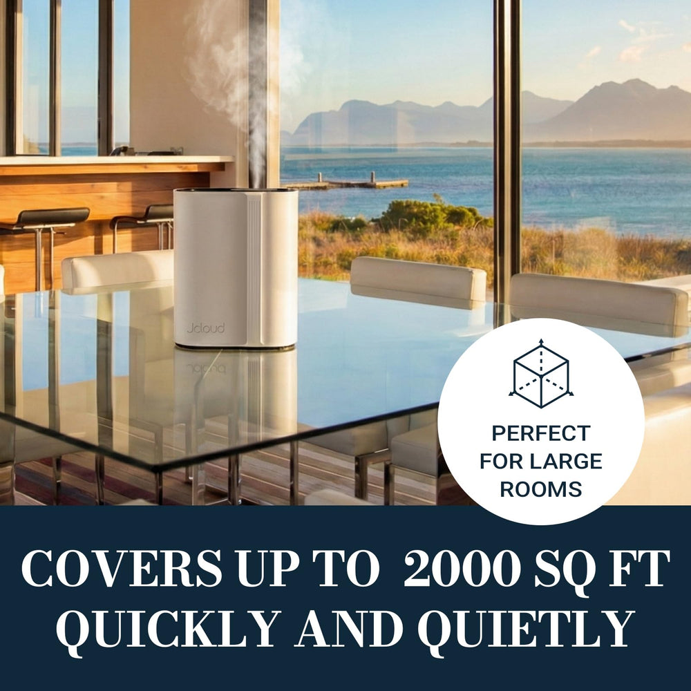 JCLOUD wall-mount diffuser shown for flexible installation in home or office