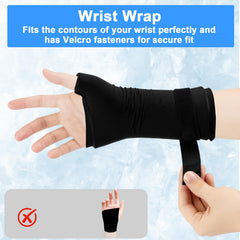 JDVBDNK extended sleeve coverage around wrist forearm and thumb provides targeted cooling