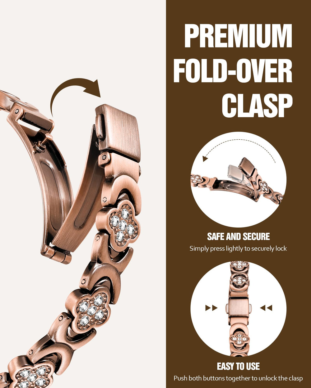 Jecanori adjustable fit band closeup illustrating customizable comfort.