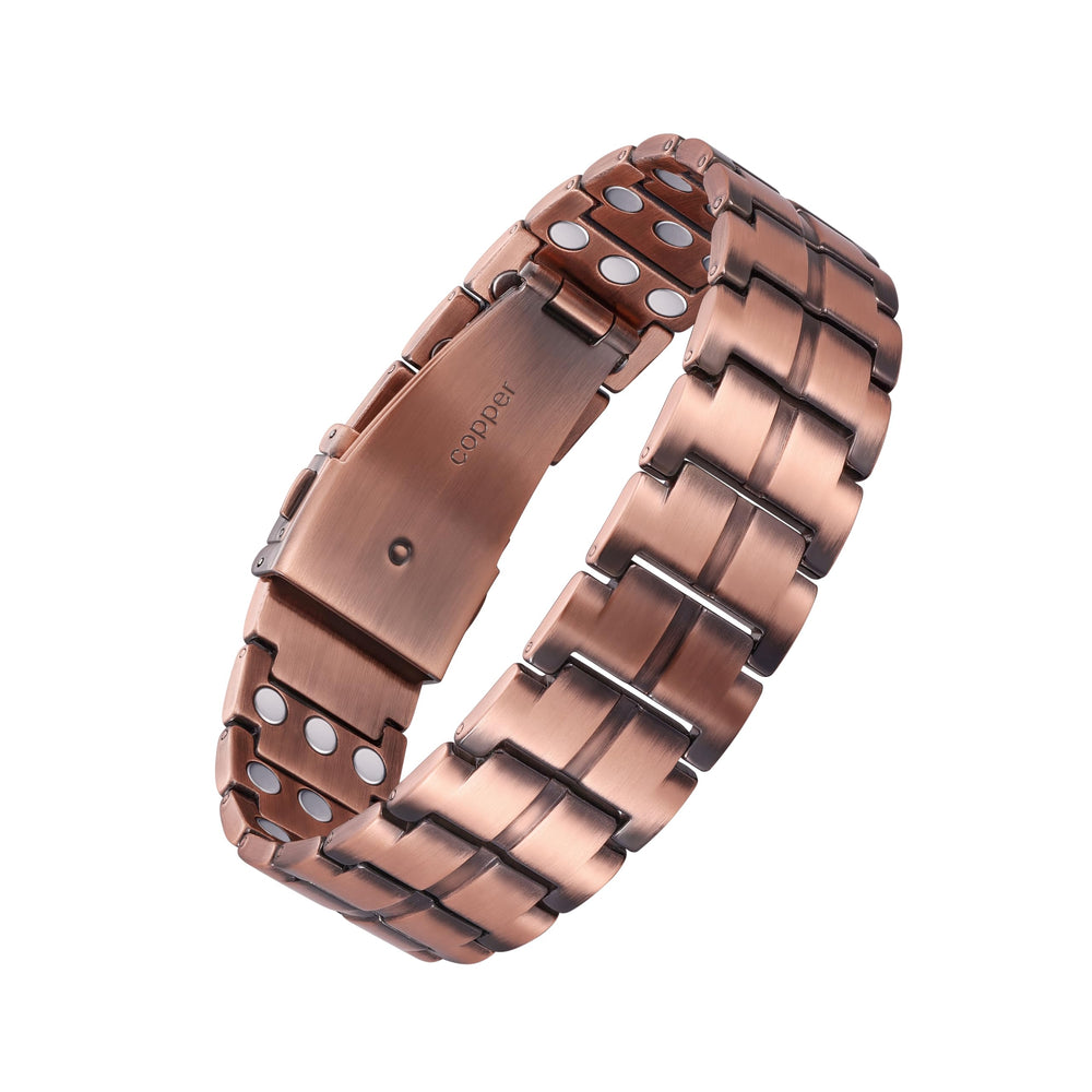 Jecanori copper magnetic bracelet highlights strong magnetism for daily wear