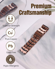 Jecanori stylish copper bracelet adds classic sophistication to any outfit