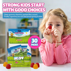 Jelly.Boo provides 100% DV vitamin C, D3 and zinc per serving.