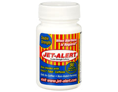 Jet Alert 200mg caplets packaging front for value pack and daily use.