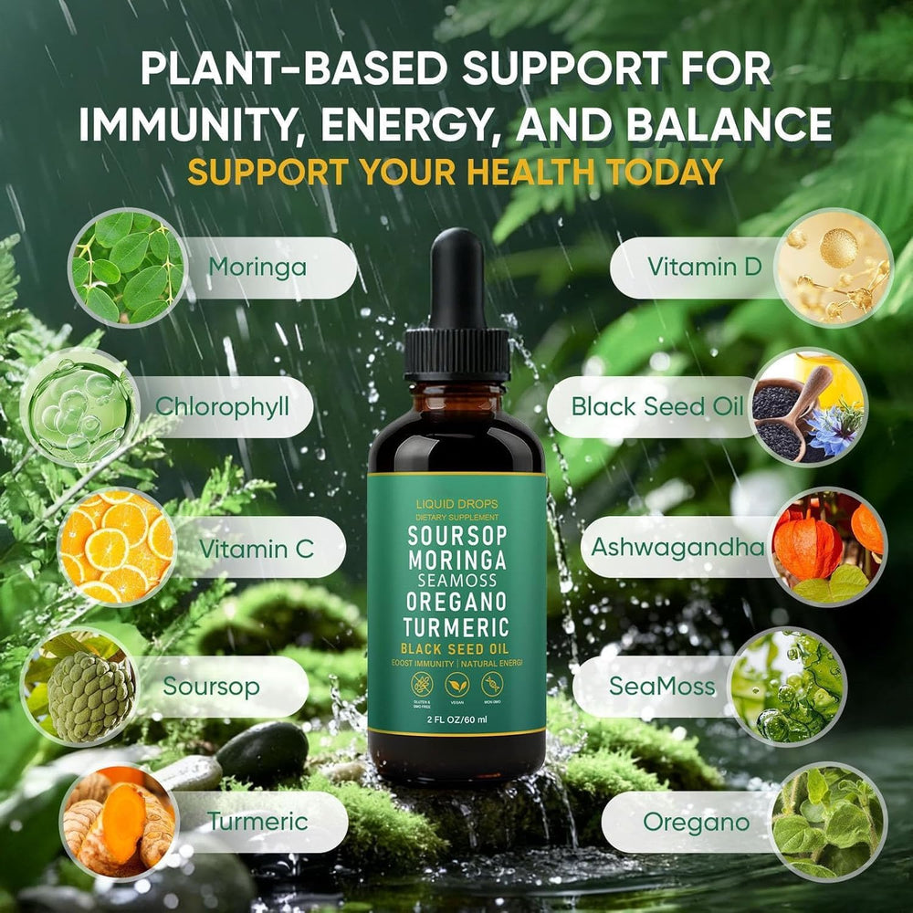 Drop into juice with JFsyb Soursop Bitters Drops for easy daily wellness